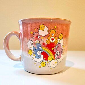 Care Bears Ombre Rainbow COFFEE MUG Large Pink Interior